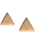 Melissa Joy Manning Gold Triangle Post Earring - Lyst