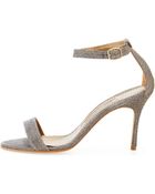 Manolo Blahnik Chaos Lam? Ankle-Strap Sandal - Lyst