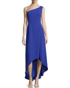 Halston Heritage Floral-Detail One-Shoulder Gown - Lyst