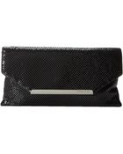 BCBGMAXAZRIA Metal Mesh Clutch W Bar Clutch - Lyst