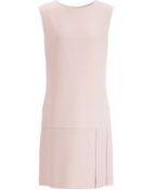 Joseph Crepe Stretch Zola Dress In Powder - Lyst