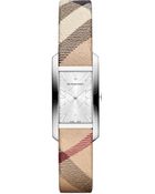 Burberry Womens Swiss Haymarket Check Fabric Strap 20mm - Lyst