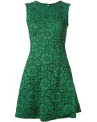 Ermanno Scervino Floral Lace Keyhole Dress - Lyst