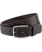 Ted Baker Studded Leather Belt Brown - Lyst
