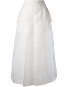 Fendi Flared Culotte Trousers - Lyst