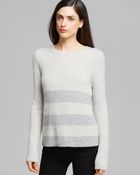 Vince Sweater Ribbed Stripe - Lyst