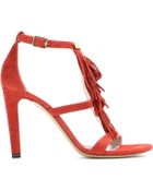 Chloé Suede Sandals - Lyst