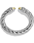 David Yurman Waverly Bracelet with Gold Domes and Diamonds - Lyst