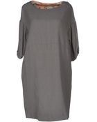 Rose' A Pois Short Dress - Lyst