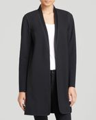 Elie Tahari Lillian Pleat Back Coat - Lyst