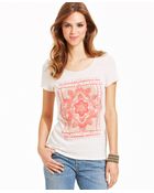 Lucky Brand Jeans Lucky Brand Tribal-Print Tee - Lyst