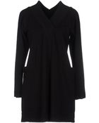 Jil Sander Navy Short Dress - Lyst