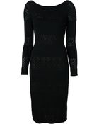 Temperley London Crocheted Fitted Dress - Lyst