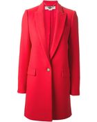 Stella McCartney Single Breasted Coat - Lyst