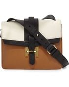 Halston Heritage Medium Flap Leather Shoulder Bag - Lyst
