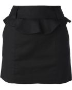 RED Valentino Peplum Mini Skirt - Lyst