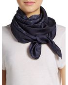 Valentino Lace Print Silk Scarf - Lyst
