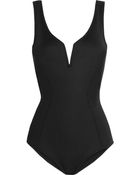 Lanvin Plungefront Swimsuit - Lyst