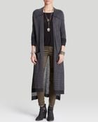 Free People Cardigan - Merci Stripe - Lyst