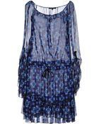 Patrizia Pepe Short Dress - Lyst
