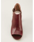 Maison Martin Margiela Cut-Out Mules - Lyst