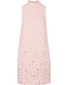 Christopher Kane Crystal-Embellished Wool-Crepe Dress - Lyst