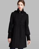 DKNY Coat - Colby Hooded Empire Waist - Lyst