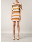 Chloé Striped Dress - Lyst