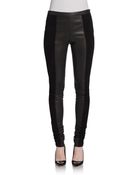 Proenza Schouler Leather Suede Paneled Leggings - Lyst