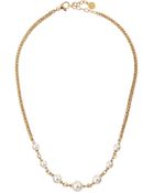 Majorica Graduated Faux-Pearl Station Necklace - Lyst