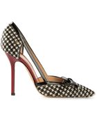 DSquared2 Houndstooth Pumps - Lyst