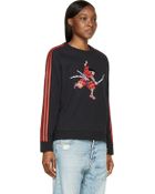 Marc By Marc Jacobs Black Peyton Ninja Sweatshirt - Lyst