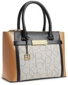 Calvin Klein Addie Double Zip Carryall - Lyst