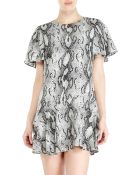 Rachel Zoe Nile Snake Print Dress - Lyst