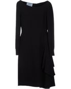 Prada Short Dress - Lyst