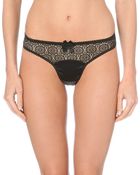 Stella McCartney Lace Thong - Lyst