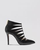 MICHAEL Michael Kors Pointed Toe Caged Booties - Mavis High Heel - Lyst