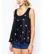 See By Chloé Sleeveless Floral Print Swing Vest - Lyst