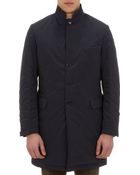 Aspesi Convertible-Collar Three-Button Coat - Lyst