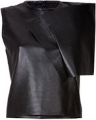 J.W. Anderson Leather Crop Top - Lyst