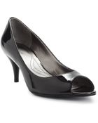Tahari Marie Peep Toe Pumps - Lyst