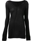 DRKSHDW by Rick Owens Basic T-Shirt - Lyst