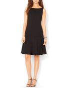Ralph Lauren Lauren Petites Sleeveless Dress - Lyst