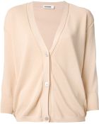 Jil Sander V-Neck Cardigan - Lyst