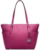 Michael Kors Michael Jet Set East West Top Zip Tote - Lyst