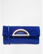 Aldo Seikola Clutch Bag In Cobalt Blue - Lyst
