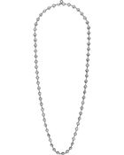 Kenneth Jay Lane Gunmetal-Tone Crystal Necklace - Lyst