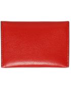 Alexander McQueen Skull Leather Business Card Holder - Lyst