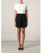 Nina Ricci Front Pleat Skirt - Lyst