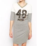 Puma Dress With Leopard Varsity Number - Lyst